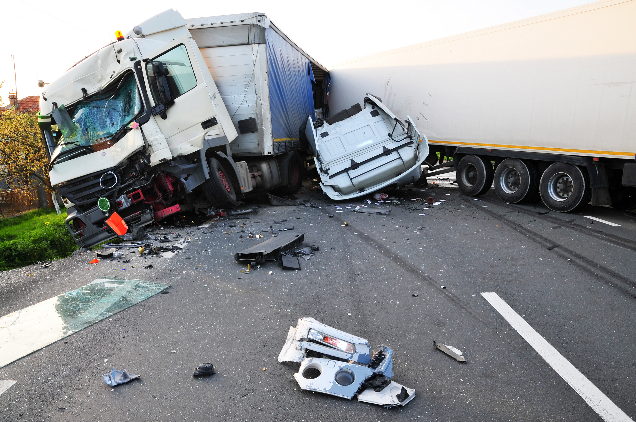 18-Wheeler accident with injuries