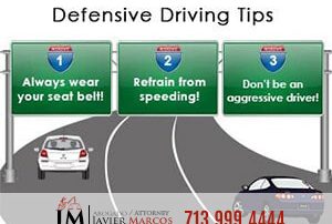 Defensive driving | Attorney Javier Marcos | 713.999.4444