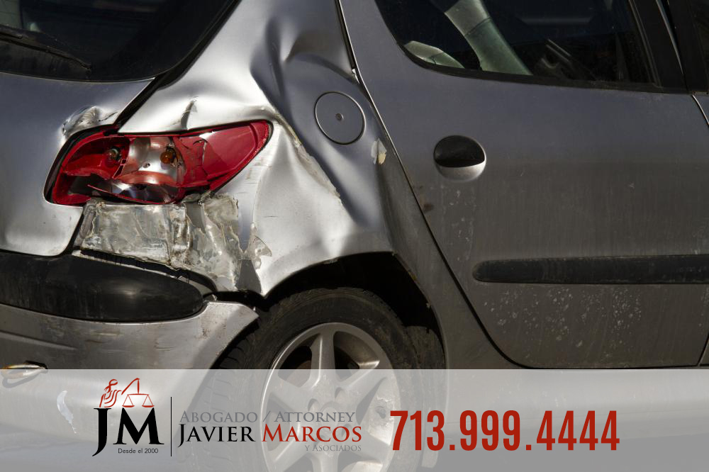 Rear end crash | Attorney Javier Marcos | 713.999.4444