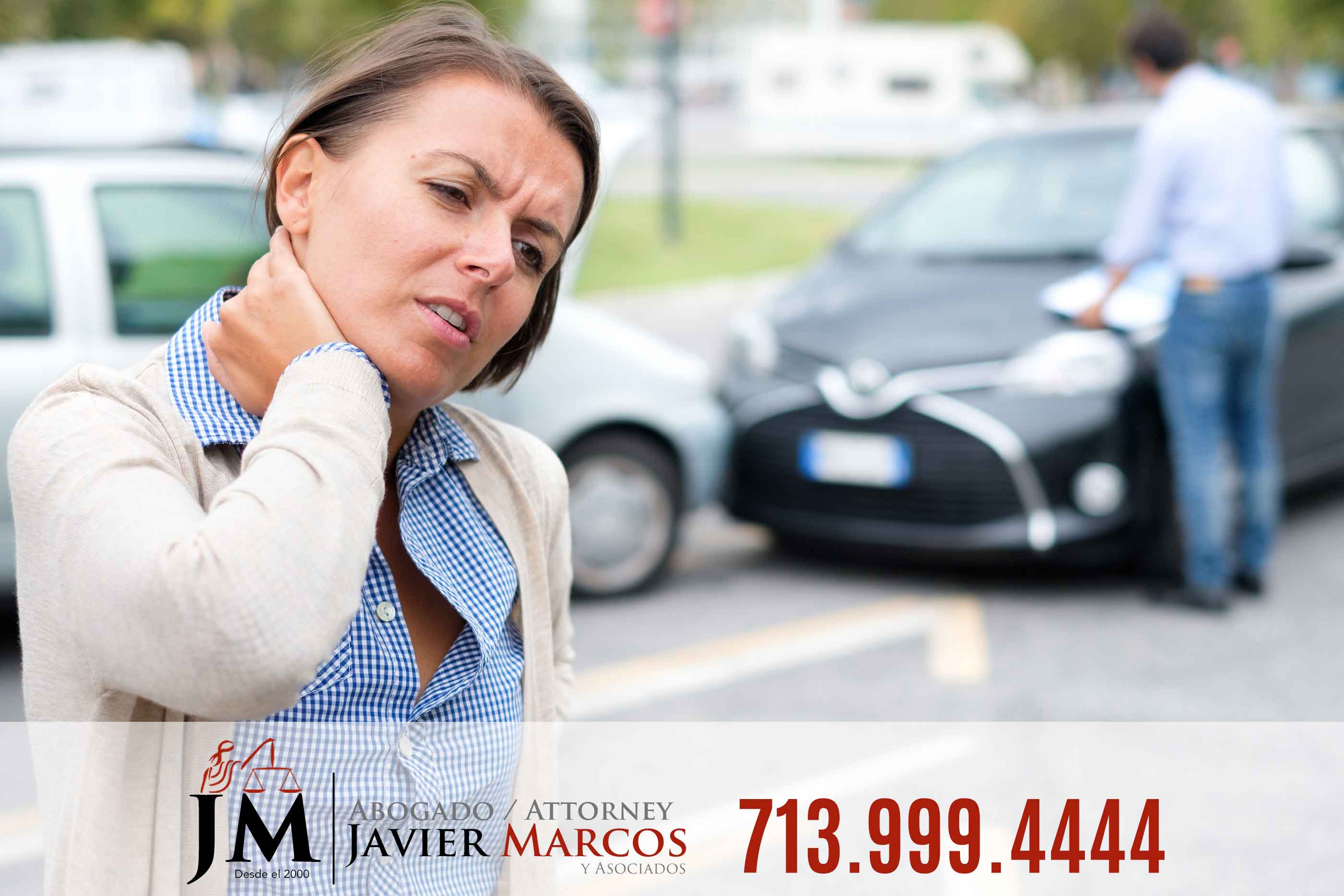 Pain after car accidents | Attorney Javier Marcos | 713.999.4444