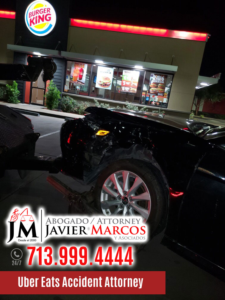 Accident Attorney for Uber Eats | Attorney Javier Marcos | 713.999.4444