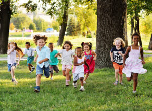 Children playing at summer camp, what to do if they get injured