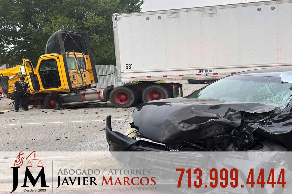 commercial vehicle accident on Houston roads